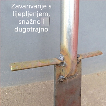 betonska lopata s oštricom od manganskog čelika i čelične drške, serija Extra Heavy +1