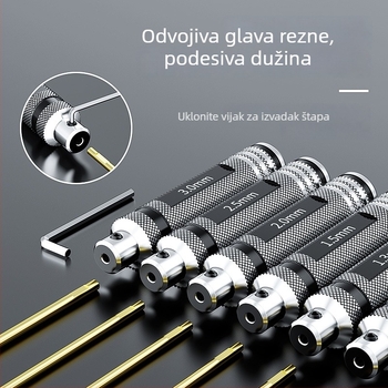 Set hex odvijača i ključeva za model zrakoplova, magnetski alati od visokokvalitetnog čelika (HSS)