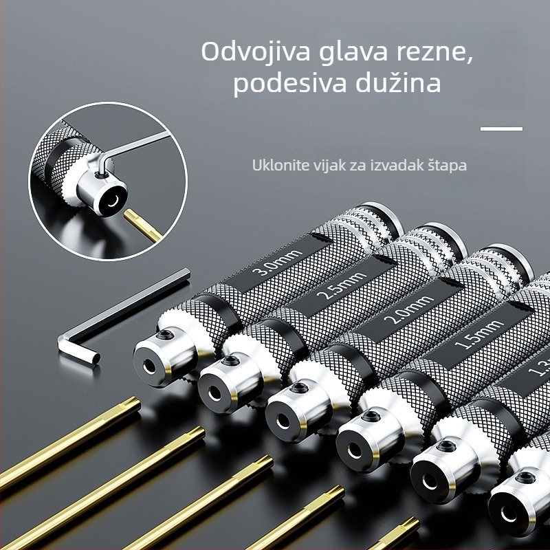 Set hex odvijača i ključeva za model zrakoplova, magnetski alati od visokokvalitetnog čelika (HSS)