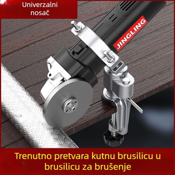 Univerzalni nosač za kutnu brusilicu s rotacijskim pričvršćivanjem – držač za brusilicu i bušilicu, Jingling čelik