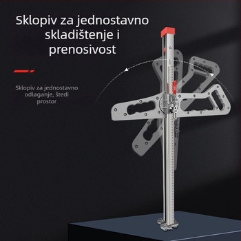 Alat za rezanje gips ploča — visoko precizan potisni nož, nehrđajući čelik, sklopni, bez prašine