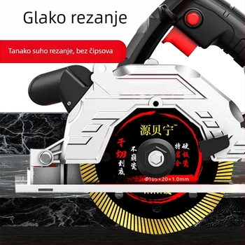 Dijamantni disk za rezanje pločica za kutnu brusilicu, ultra-tanki 1.0, za porcelain i vitrificirane pločice, marka Yuebining, proces toplog pritiskanja