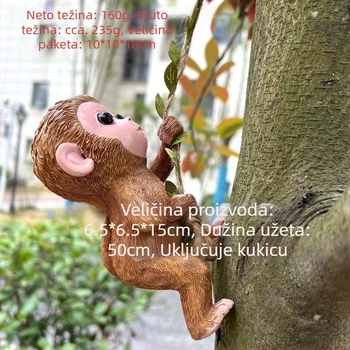 Zec od smole – vanjska zidna skulptura za vrt