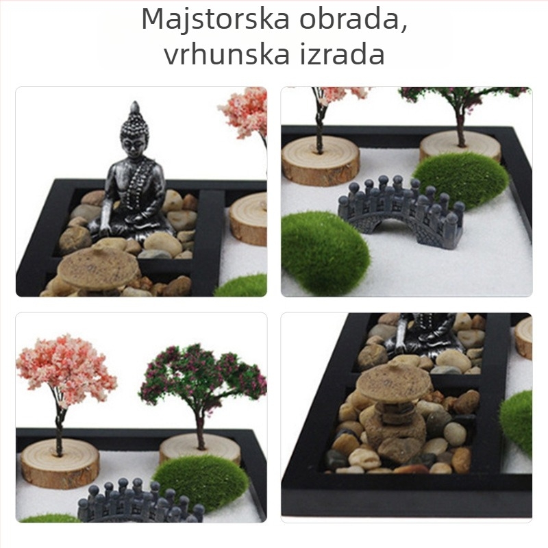 Buddha statua za kućnu dekoraciju, japanski stil, smola