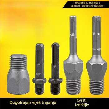 Adapter za čekić bušilicu za dijamantnu jezgru — spojna šipka, otvor za zid, pretvarački spoj