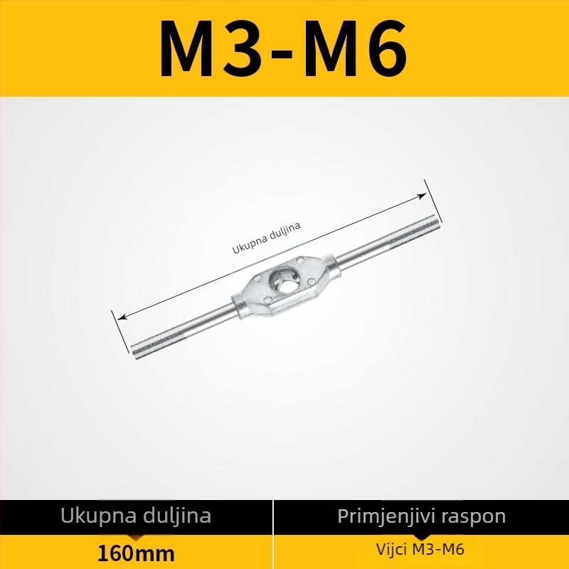 Ručni Tap Wrench M2-4, M12-M24, M18-M36