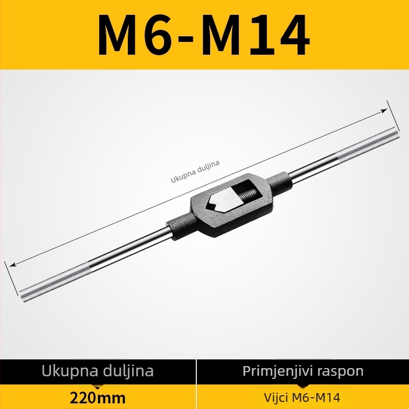Ručni Tap Wrench M2-4, M12-M24, M18-M36