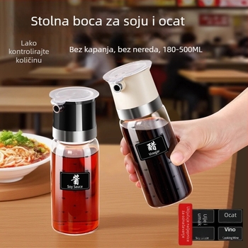 Bočica ulja s kapicom protiv prolijevanja – staklena posuda za hranu, marka aileyou, moderan minimalistički stil