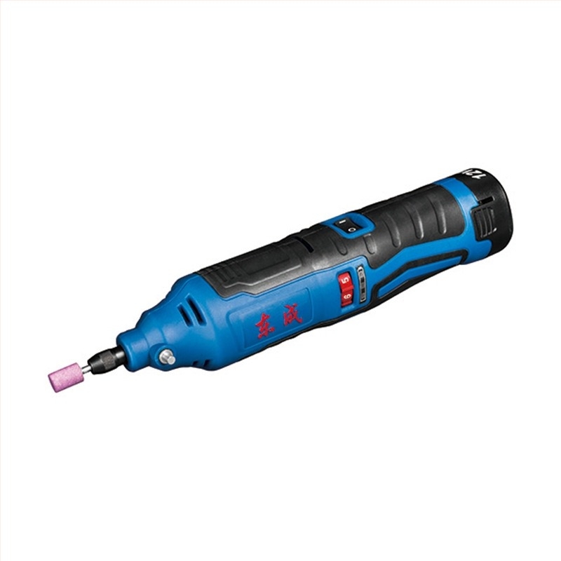 Dongcheng DCSJ10E Bežična električna glava za brušenje s Li‑ion baterijom, 12V, 0,41 kg