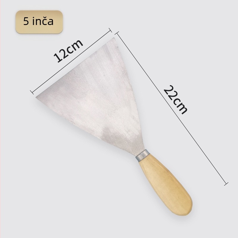 Špachtla s drvenom drškom – za čišćenje i punjenje zidova (Broj artikla: other; Značka: Other; Model: Obratite se službi za korisnike)