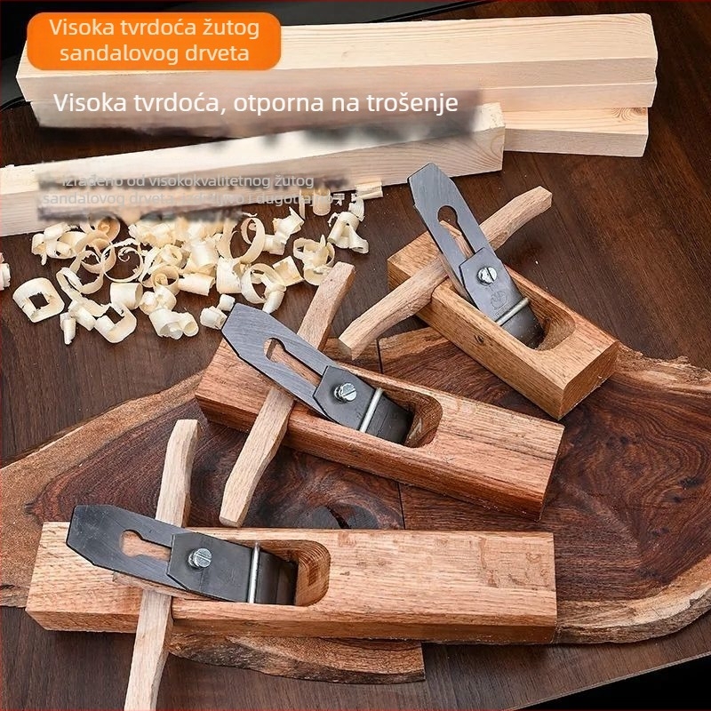 Starinski ručni planer za drvo, komplet za završnu obradu