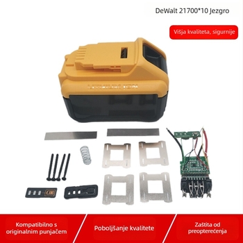 Materijal kućišta baterije od ugljičnog čelika za litijske baterije alata, s hardverskim dodacima za ploču.