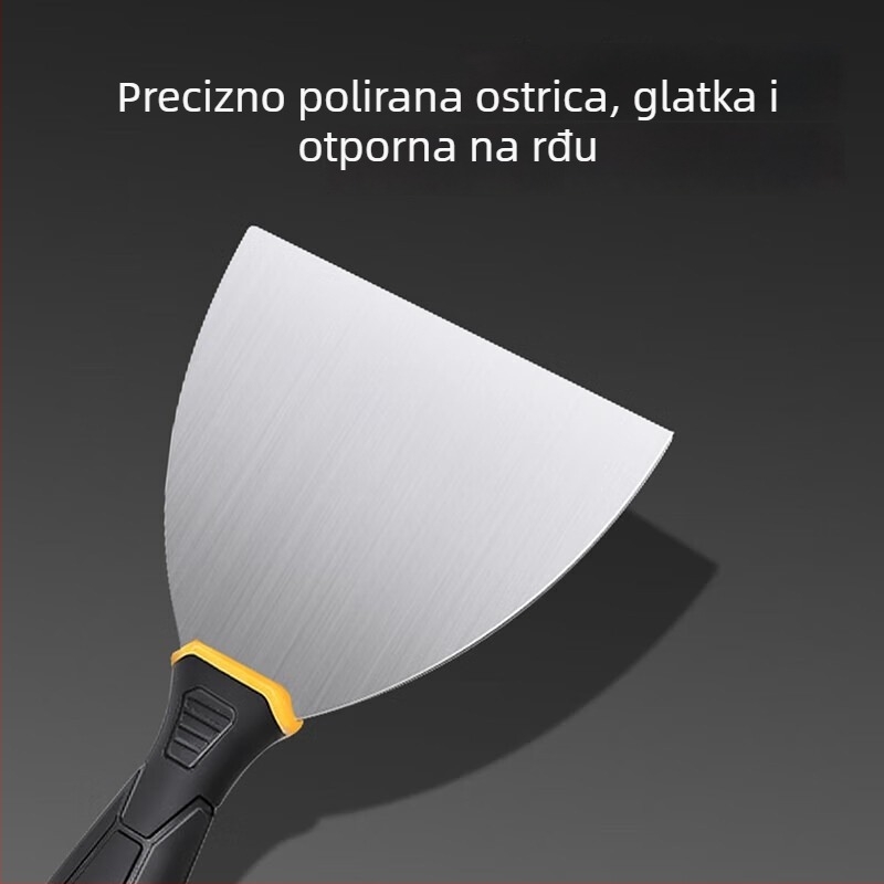 Deli špatula od nehrđajućeg čelika, plosnato oštrica za skidanje boje sa zida, model DL-HD12345