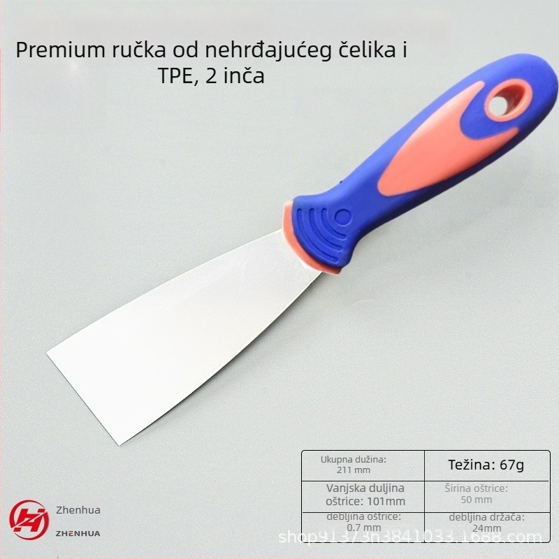 Kaparna oštrica s ABS drškom i nehrđajućim čelikom – Model Cleaning Scraper, za kućnu, poljoprivrednu i komercijalnu upotrebu