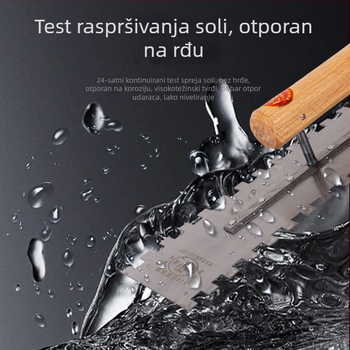 Zubasta špatula s oštrim zubima za pločice i mramor