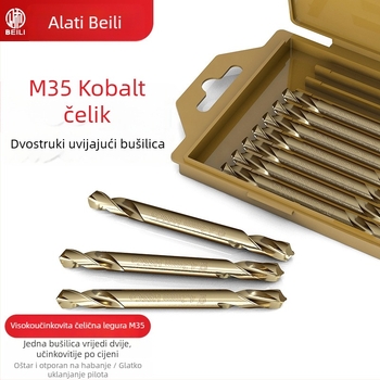 Bailey dvostrano bušilica s sadržajem kobalta za 304 nehrđajući čelik – pogodno za metalne legure i aluminijske legure