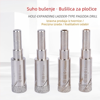 Jiang Cheng suho bušenje – potpuno porcelansko svrdlo za vitrificirane pločice i mramor