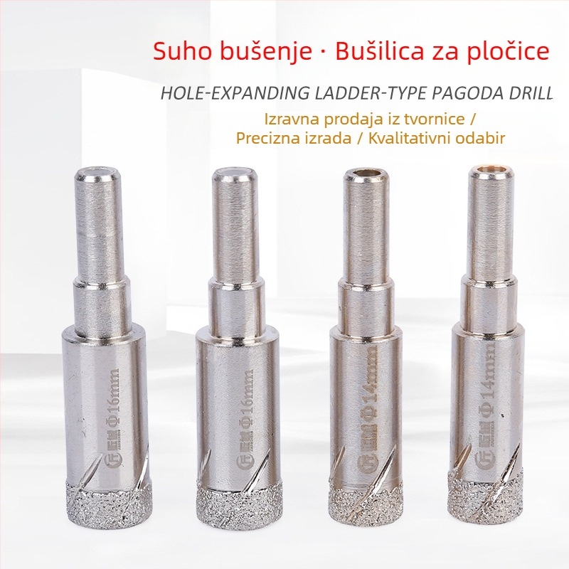 Jiang Cheng suho bušenje – potpuno porcelansko svrdlo za vitrificirane pločice i mramor