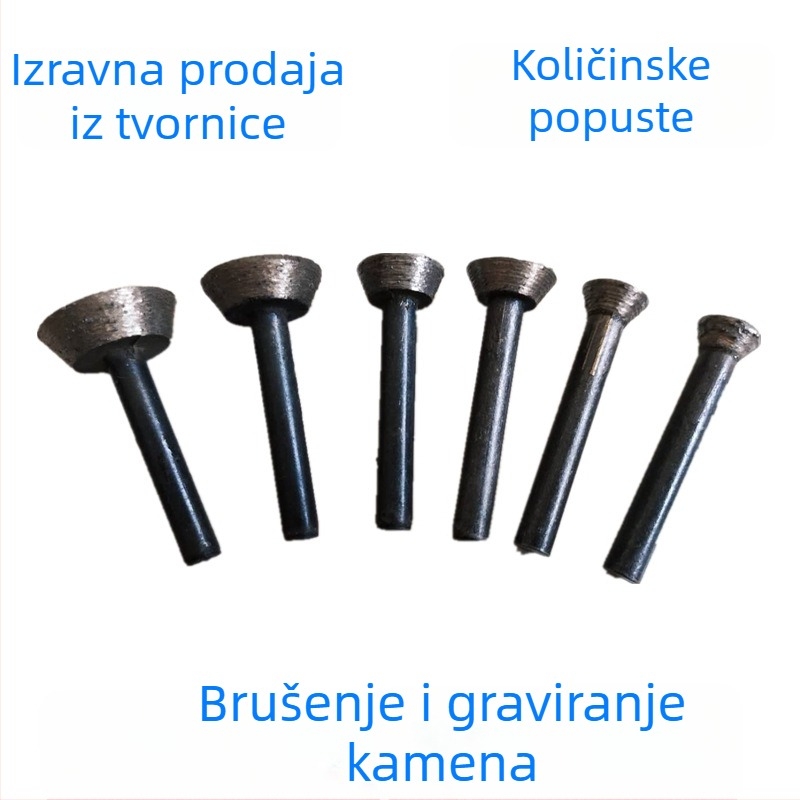Diamantska glava za brušenje, oblik potkova; sinterirani dijamant; Hengya marka; za obradu kamena.