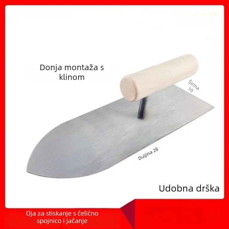 Ploča špatula za malteriranje, marka 33, za cement i pijesak, debljina 0.9 mm, porijeklo Linyi, Shandong