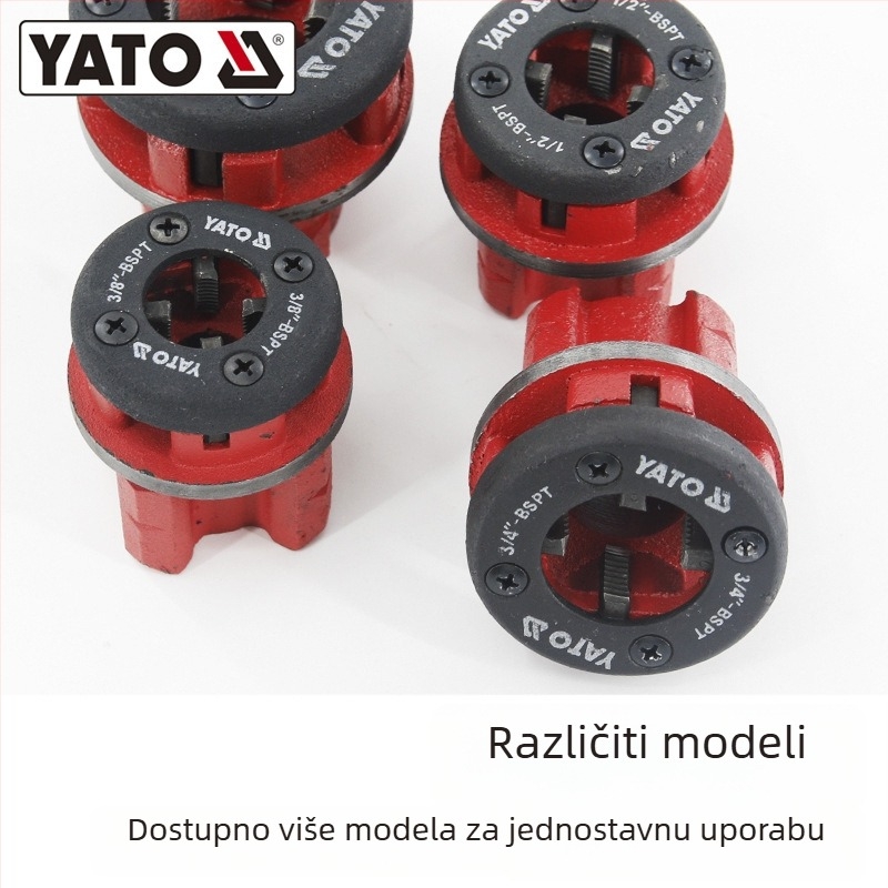 YATO Matrična glava za zavijanje cijevi – za ručne i električne strojeve za zavijanje