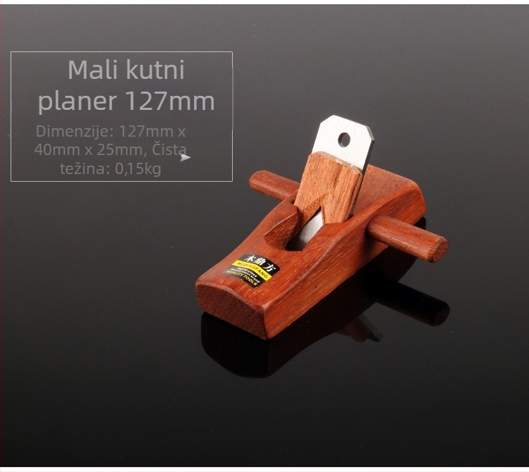 Drveni planer, plosni planer, oštrica 65Mn, širina 44 mm, duljina 180/280/350/400 mm, debljina 3 mm, težina 0.65 kg, model 180/280