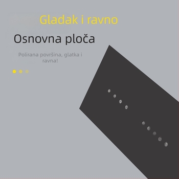 Špatula za žbuku od nehrđajućeg čelika s debelom oštricom i dugom drvenom drškom za podne zidarske radove