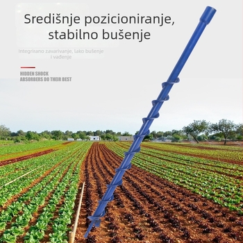 Vrtni bit za rhinestones, od karbonskog čelika, zemaljski vrtalni bit, opća oštrica, težina 1.2–2.7 kg