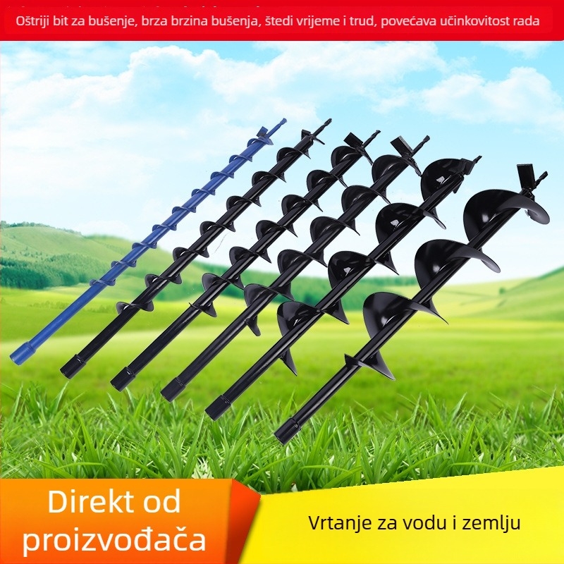 Vrtni bit za rhinestones, od karbonskog čelika, zemaljski vrtalni bit, opća oštrica, težina 1.2–2.7 kg