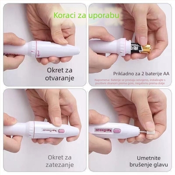 Mini ručna električna brusilica za njegu noktiju, dentalnu njegu, poliranje jade, bušenje i graviranje — 5V napajanje, 3C certifikat 2025180706064907