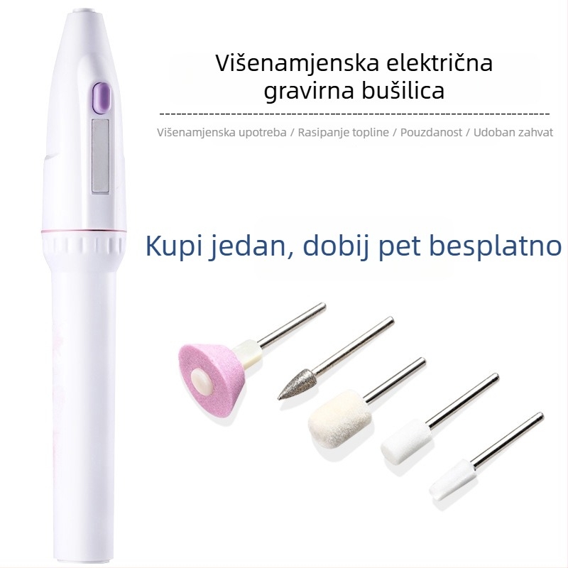 Mini ručna električna brusilica za njegu noktiju, dentalnu njegu, poliranje jade, bušenje i graviranje — 5V napajanje, 3C certifikat 2025180706064907