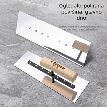 Nerđajući čelična lopatica za žbukanje i izravnavanje zidova, model Flat Knife, marka Topson