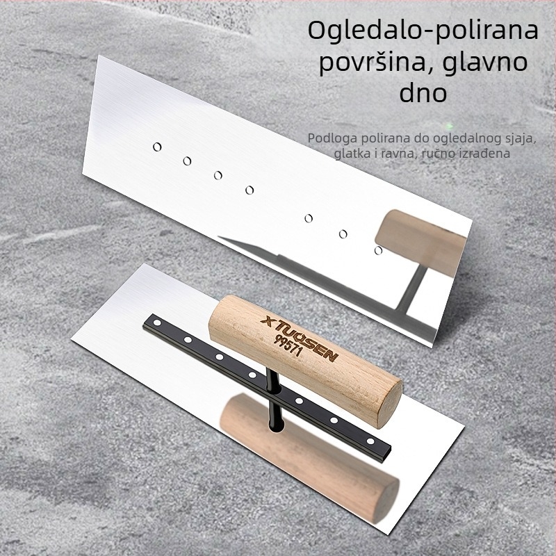 Nerđajući čelična lopatica za žbukanje i izravnavanje zidova, model Flat Knife, marka Topson
