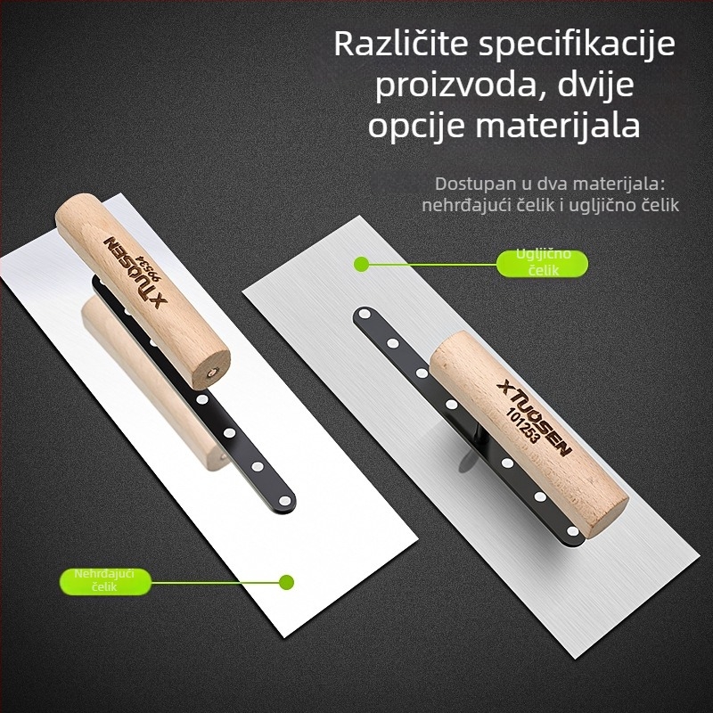 Nerđajući čelična lopatica za žbukanje i izravnavanje zidova, model Flat Knife, marka Topson