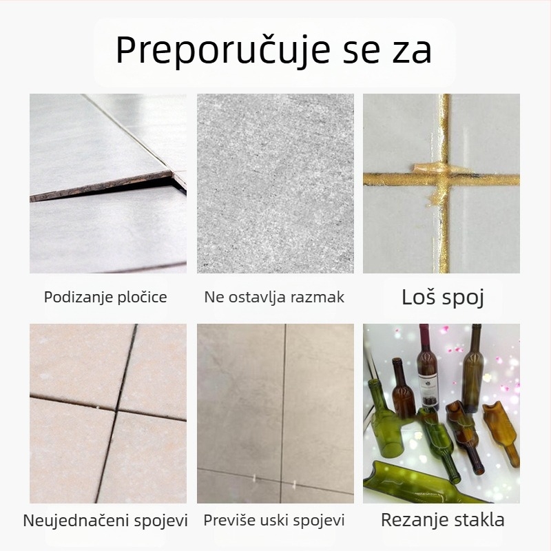 Dijamantni brazirani disk za rezanje i čišćenje fuge keramičkih pločica i cementnih fuge