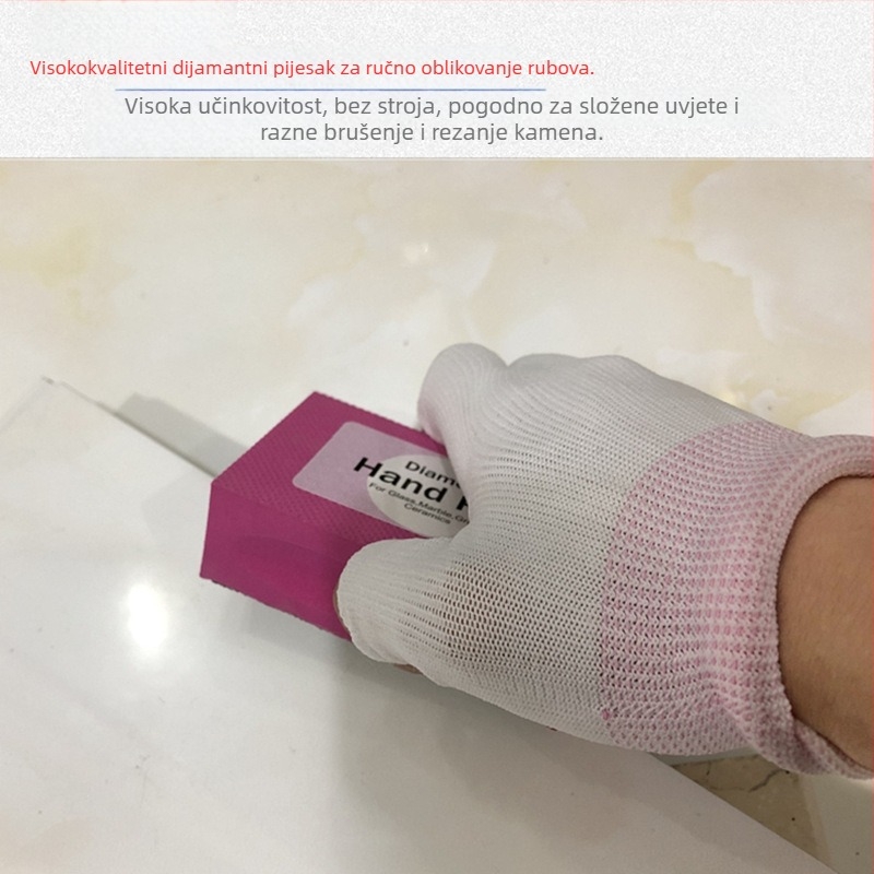 Diamantski ručni blok za poliranje - elektroplatirani dijamantni abraziv za rubove i brušenje keramičkih pločica - GTX