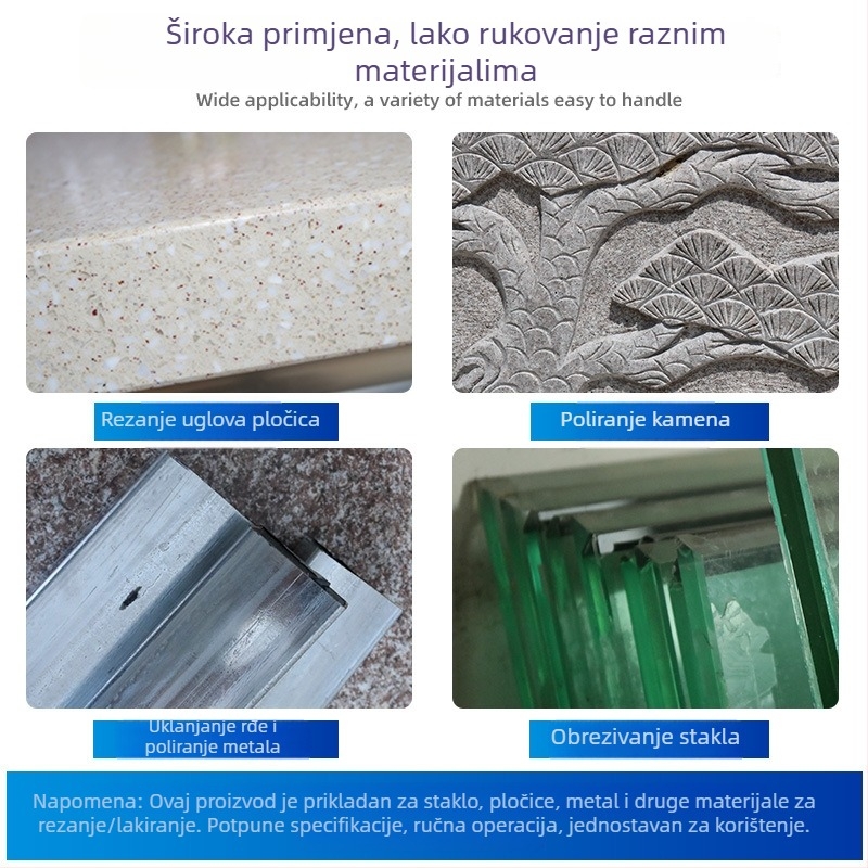 Emery ručni alat za rubove pločica i stakla, dijamantno poliranje — Model: Emery Hand Wipe, Marka: Fu Xin, Industrija: obrada stakla, Proces proizvodnje: elektroplatiranje