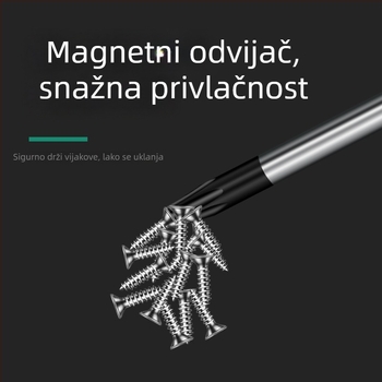 Set odvijača s ravnim, križnim i pentagonalnim nastavcima za popravak mobitela, satova i naočala | ugljično čelika