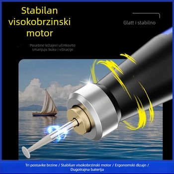 Električno brusno pero za popravak mobilnih telefona, serija GDR2, tri brzine, punjiva Li‑ion baterija, raspon 3.7–5V, glava za brušenje
