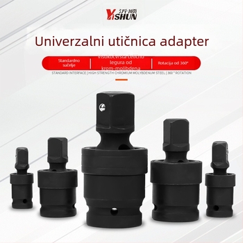 YiShun adapter za udarni ključ – teški skup konverzije za pneumatski i električni odvijač, kvadratni pogon, materijal 40 Chrome, fosfatni završni premaz