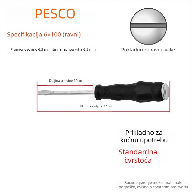 Set odvijača industrijske kvalitete od krom-karbonskog čelika, Strong Merchants