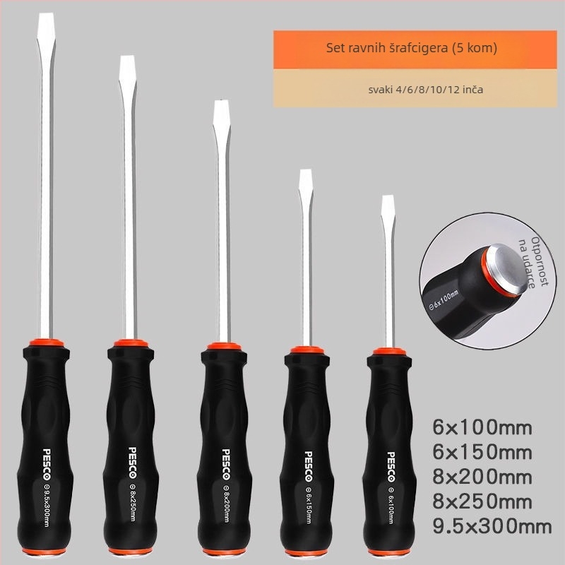 Set odvijača industrijske kvalitete od krom-karbonskog čelika, Strong Merchants