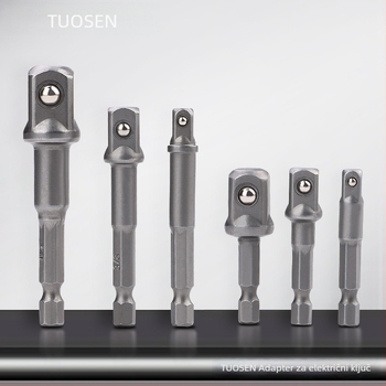 Topson Adapter za električnu bušilicu i odvijač, spojni štap, 3/8 adapter glava, visoko ugljična čelična