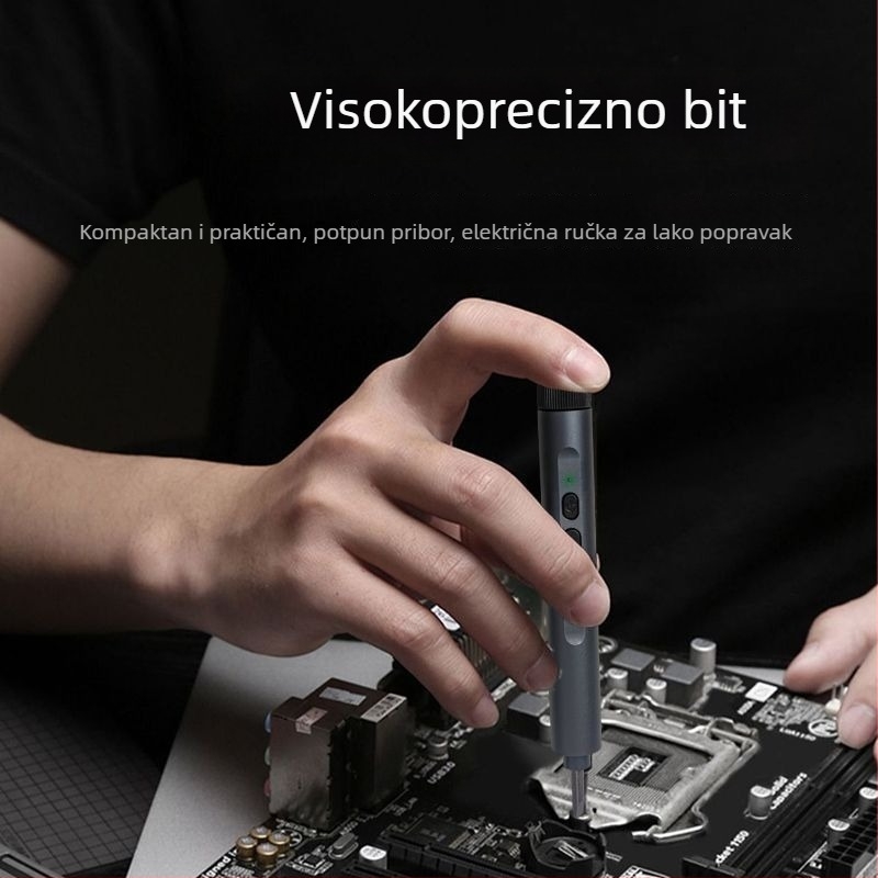 Električni precizni odvijač set 138-in-1 za demontažu, kućna upotreba, nadogradnja verzija sa 6-dijelnim skupom i tvrđenim bitovima, čelik od ugljika
