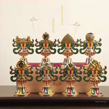 Set Osam Srećnih Blaga – Kinjski Stil, Strojna Izrada, Broj Proizvoda 1010172561