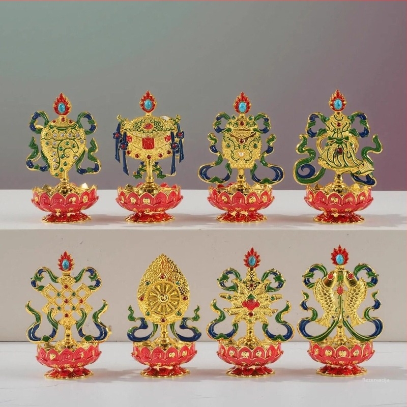 Set Osam Srećnih Blaga – Kinjski Stil, Strojna Izrada, Broj Proizvoda 1010172561