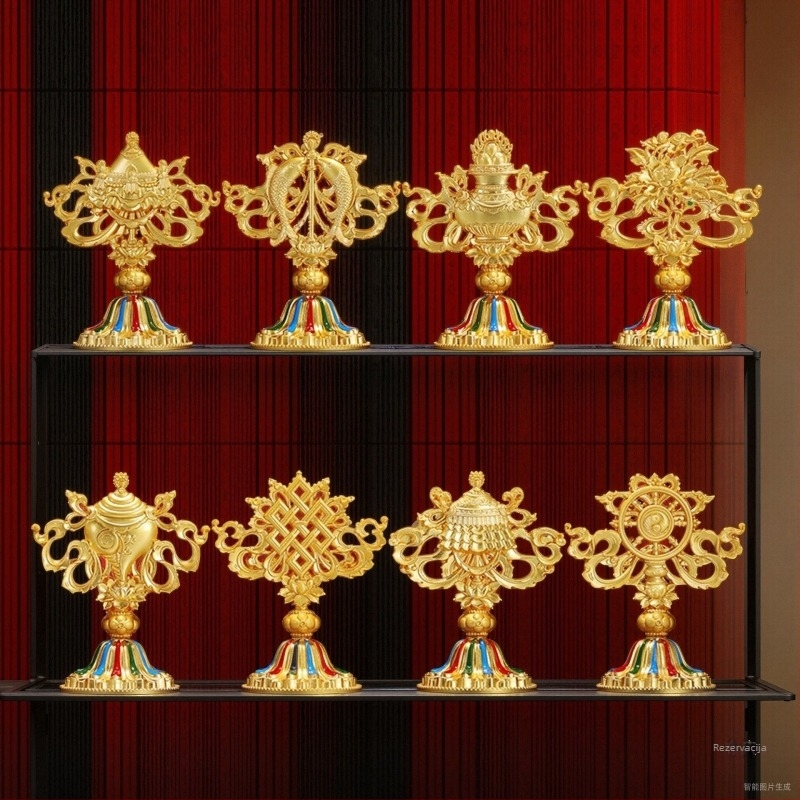 Set Osam Srećnih Blaga – Kinjski Stil, Strojna Izrada, Broj Proizvoda 1010172561