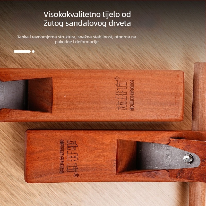 Kikuchi ravni planir – ručni alat za obradu drveta od žutog sandalovog drveta