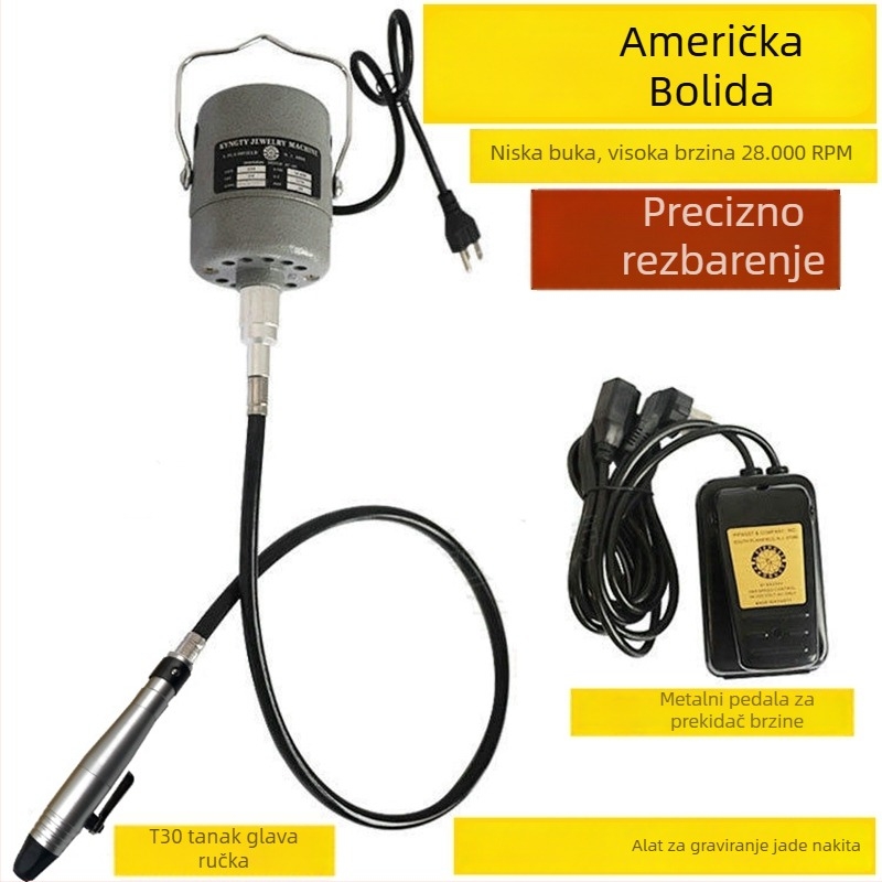 Viseća brusilica za rezanje nefrita i obradu nakita – električno brušenje i poliranje