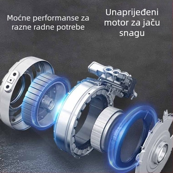 Električna graviranja olovka s osvjetljenjem – Kangrun A288A, punjiva Li‑ion baterija 3,7V, tri brzine, uključuje kabel za punjenje i predložak